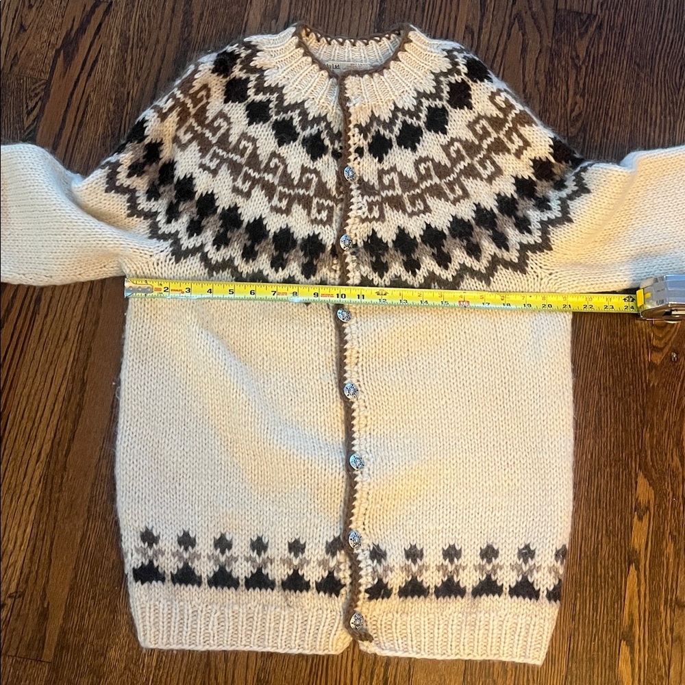 Vintage Hilda Ltd Icelandic Lopeyasa Wool Sweater Men’s XL - Picture 7 of 13